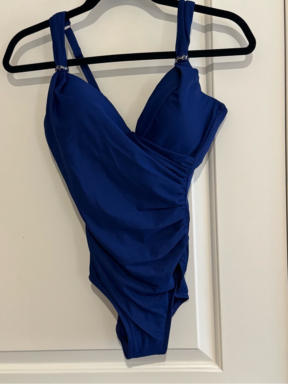 MIRACLESUIT Razzle Dazzle Siren One-Piece Swimsuit, SIZE 8 AZUL BLUE NEW